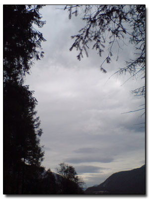 Nicht gerade ideales Camping-Wetter