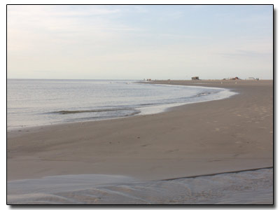 Nordsee-Strand vor St. Peter-Ording (Bad)